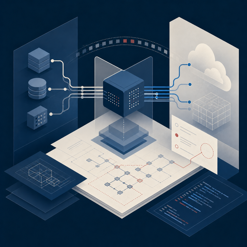 Gateway architecture, software delivery and technical review working together